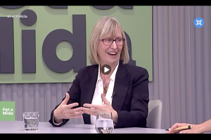 Sarah Edge al programa de TV FET A MIDA