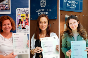 3 noves diplomades DELTA a Cambridge School