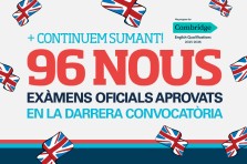 Resultats ex&agrave;mens oficials en la darrera convocat&ograve;ria