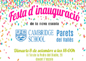 Inauguración de la escuela de Parets