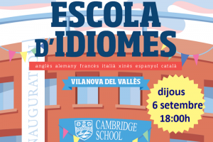 Inauguració de l'escola de Vilanova